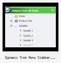 Dynamic Tree Menu Sidebar Javascript Php Dhtml Tree Code Navigation Menu