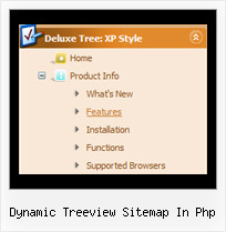 Dynamic Treeview Sitemap In Php Clear Menu Tree