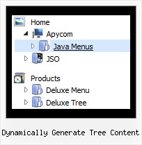 Dynamically Generate Tree Content Tutorial Javascript Tree