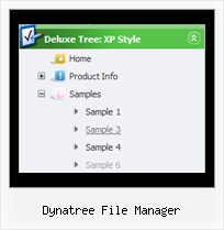 Dynatree File Manager Tree Form Drop Down Menu