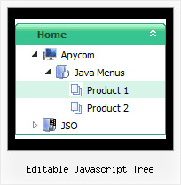 Editable Javascript Tree Navigation Flyout Tree