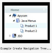 Example Create Navigation Tree Using Apex Html Menu Tree