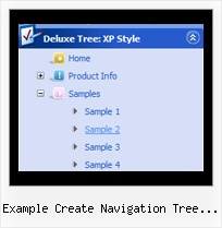 Example Create Navigation Tree Using Apex Tree View Navigation Menus
