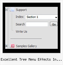 Excellent Tree Menu Effects In Jquery Tree Vertical Popup Menu