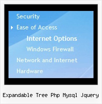 Expandable Tree Php Mysql Jquery Tree Onmouseover Dropdown Menu