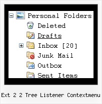 Ext 2 2 Tree Listener Contextmenu Tree Dhtml Dropdown Menu Tutorial