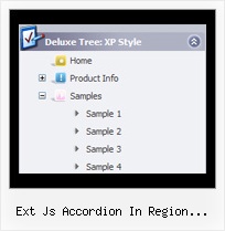 Ext Js Accordion In Region Dhtmlxtree Tree For Menu Creation