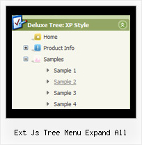 Ext Js Tree Menu Expand All Tree Multiple Pulldown Menu