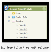 Ext Tree Columntree Xmltreeloader Tree Image Menu