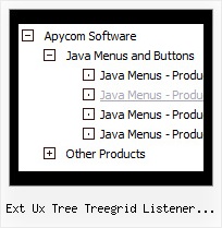 Ext Ux Tree Treegrid Listener Extjs Menu Html Tree