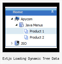 Extjs Loading Dynamic Tree Data Tree View Menus