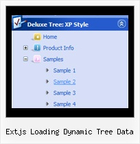 Extjs Loading Dynamic Tree Data Menu Tree Dhtml