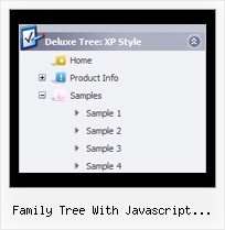 Family Tree With Javascript Library Menu Tree View Example