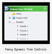 Fancy Dynamic Tree Controls Samples Tree Layers Menu