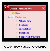 Folder Tree Canvas Javascript Gratis Tree Menu