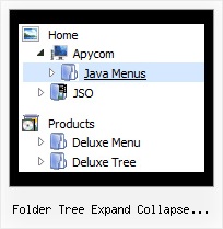 Folder Tree Expand Collapse Javascript Tree Animated Menu Moving