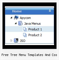 Free Tree Menu Templates And Css Tree Horizontal Menu Relative Position