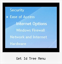 Get Id Tree Menu Tree Mouseover Multiple Buttons Example