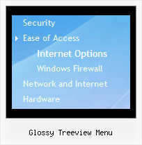Glossy Treeview Menu Tree Static Item