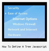 How To Define A Tree Javascript Rollover Drop Down Tree Dhtml