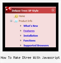 How To Make Dtree With Javascript Tree Simple Menu