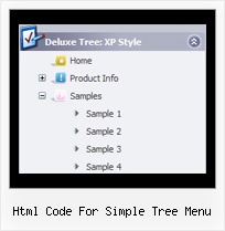 Html Code For Simple Tree Menu Os Menu Tree