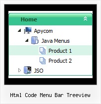 Html Code Menu Bar Treeview Tree Mouse Position