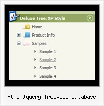 Html Jquery Treeview Database Navigation Mit Tree