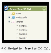 Html Navigation Tree Css Xml Xslt Popup Menu Tree Css
