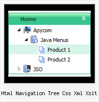 Html Navigation Tree Css Xml Xslt Tree Horizontal Float Menu