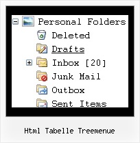 Html Tabelle Treemenue Menu Slide Down Tree Example