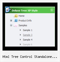 Html Tree Control Standalone Javascript Menu Dinamic Tree