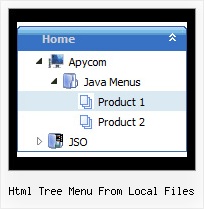Html Tree Menu From Local Files Javascript Tree Tutorial