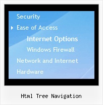 Html Tree Navigation Tree Disable Drop Down