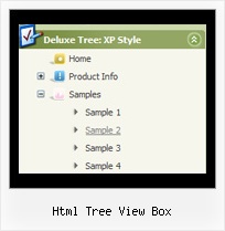 Html Tree View Box Tree Dinamic Menus