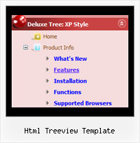 Html Treeview Template Website Tree Menu