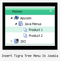 Insert Tigra Tree Menu In Joomla Tree Menu Down Drop