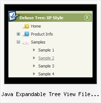 Java Expandable Tree View File Selector Simple Tree View Menubar Example