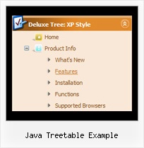 Java Treetable Example Tree Menu Mouse