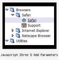 Javascript Dtree D Add Parameters Dhtml Xp Tree Menu