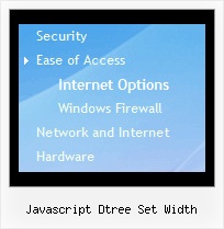Javascript Dtree Set Width Tree Navigation Bar Sample