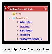 Javascript Save Tree Menu Itme Collapse Navigation Tree Menu Javascript