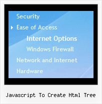 Javascript To Create Html Tree Webmenu Tree