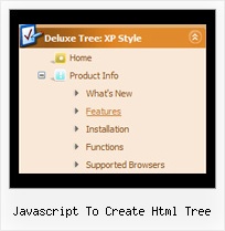 Javascript To Create Html Tree Tree Side Navigation Menu