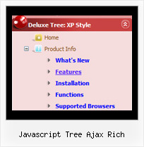 Javascript Tree Ajax Rich Up Menu Tree