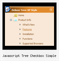 Javascript Tree Checkbox Simple Expanding Menus Tree