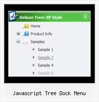 Javascript Tree Dock Menu Tree Side Menu