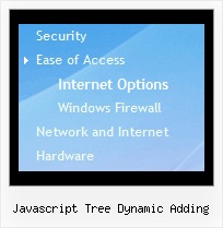 Javascript Tree Dynamic Adding Tree Menu Layer