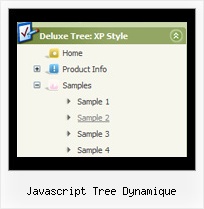 Javascript Tree Dynamique Sliding Tree Menu Dhtml