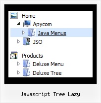 Javascript Tree Lazy Menu Frame Tree